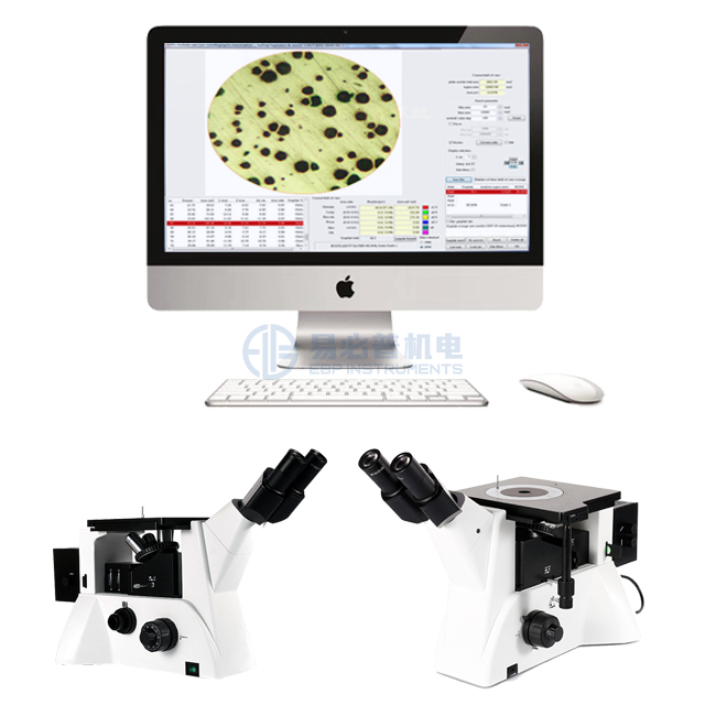 Sfero Döküm Metalografik İnceleme Mikroskobu 50X-500X